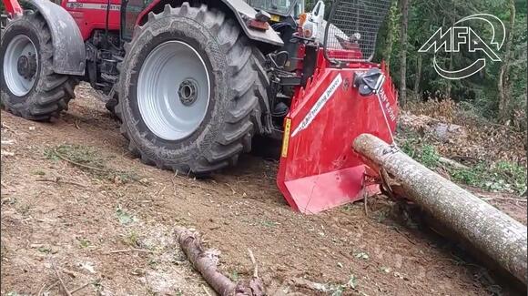 Treuil forestier de débardage - 5T - 50m - PTO tracteur - Sécurité à cliquet
