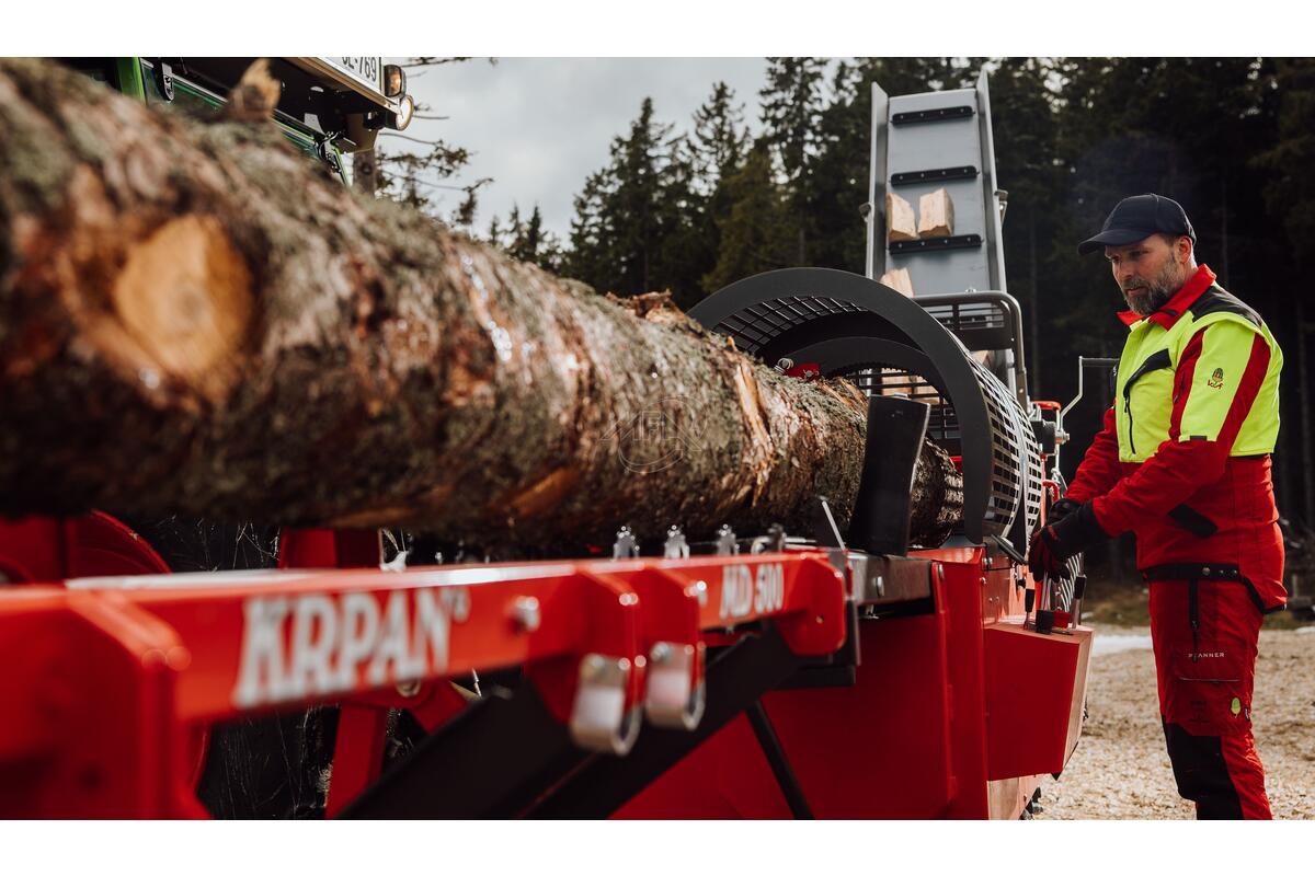 Guide chaîne tronçonneuse pour grappins forestiers - bois de chauffage